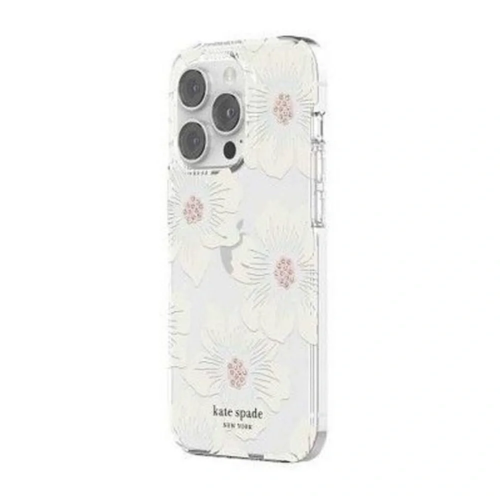 ♠️SALE KATE SPADE FLORAL CRYSTAL PHONE CASE